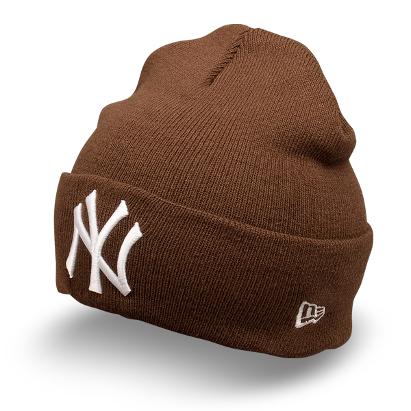 Шапка New Era - New York Yankees Rockland Basic (brown/white)