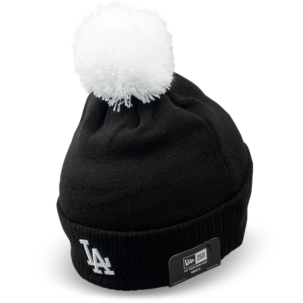 Шапка New Era - Los Angeles Dodgers Chalk Up Knit (black/white)