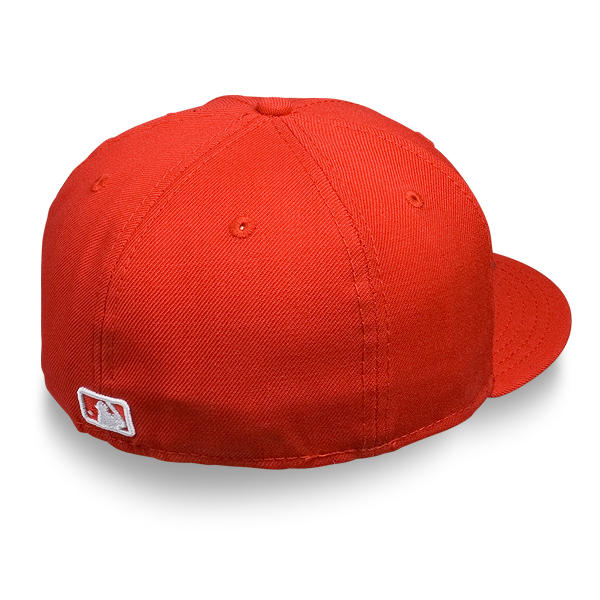 Бейсболка New Era - Houston Astros Basic (scarlet/white) 59FIFTY