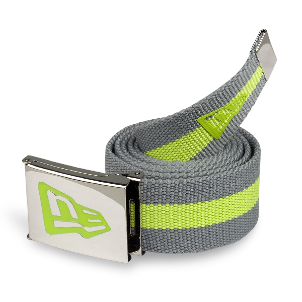 Ремень New Era - Canvas Belt (storm gray/cyber green)