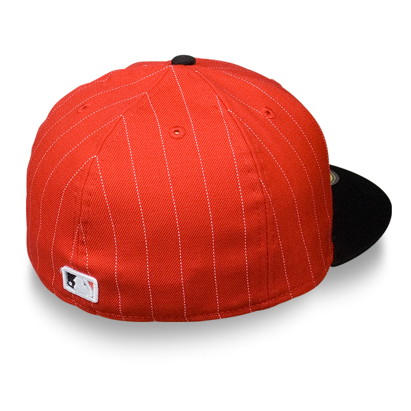 Бейсболка New Era - Atlanta Braves Pin Script (scarlet/black) 59FIFTY