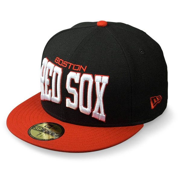 Бейсболка New Era - Boston Red Sox Pro Arch (black/scarlet) 59FIFTY