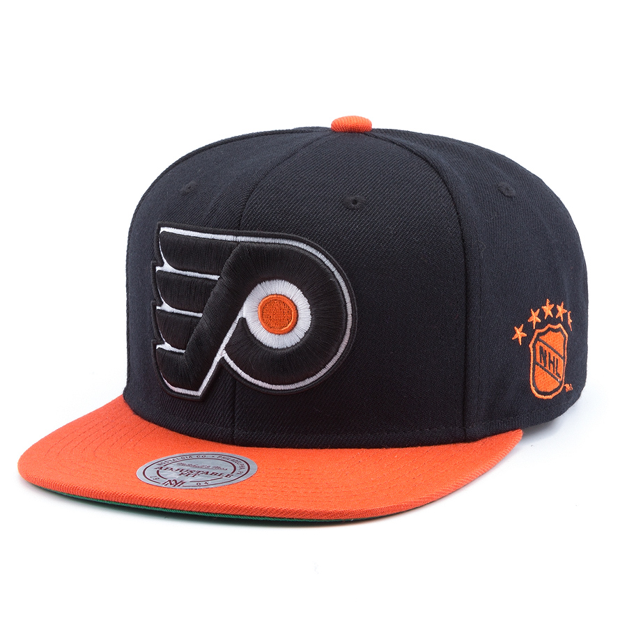 Бейсболка Mitchell & Ness Nhl Philadelphia Flyers XL Logo 2 Tone ...