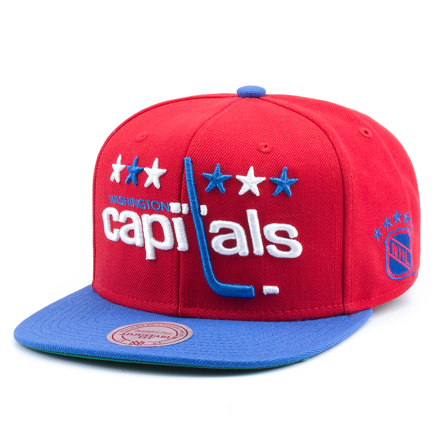Бейсболка Mitchell & Ness - Washington Capitals XL Logo 2 Tone Snapback Бейсболка Mitchell & Ness - Washington Capitals XL Logo 2 Tone Snapback