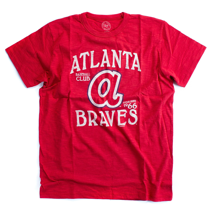 Футболка '47 Brand - Atlanta Braves Scrum Tee
