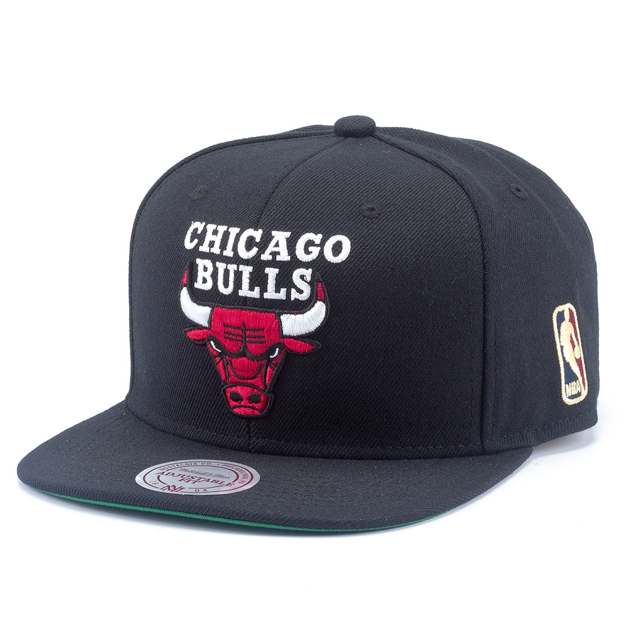 Бейсболка Mitchell & Ness - Chicago Bulls Wool Soild 2 (black) Snapback