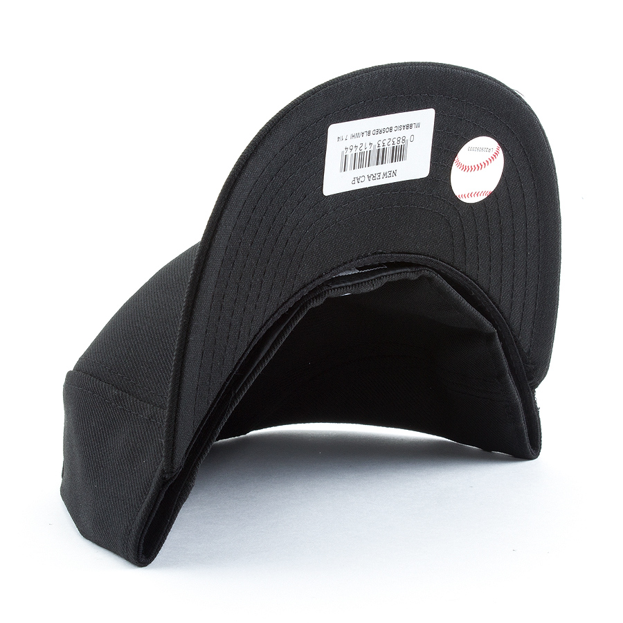 Бейсболка New Era - Boston Red Sox Basic (black/white) 59FIFTY