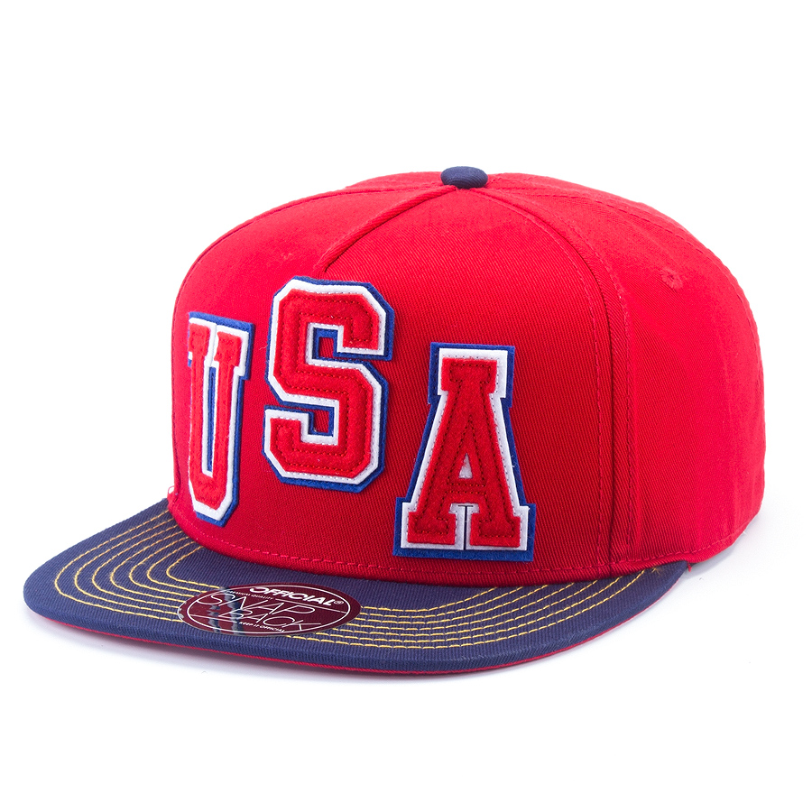 Бейсболка Official USA Rojo Snapback - купить в интернет магазине  capandcap.ru | Capandcap - магазин бейсболок и кепок Stetson, Herman,  Goorin Bros., Caps Lab, American Needle, New Era, Mitchell & Ness, 47 Brand