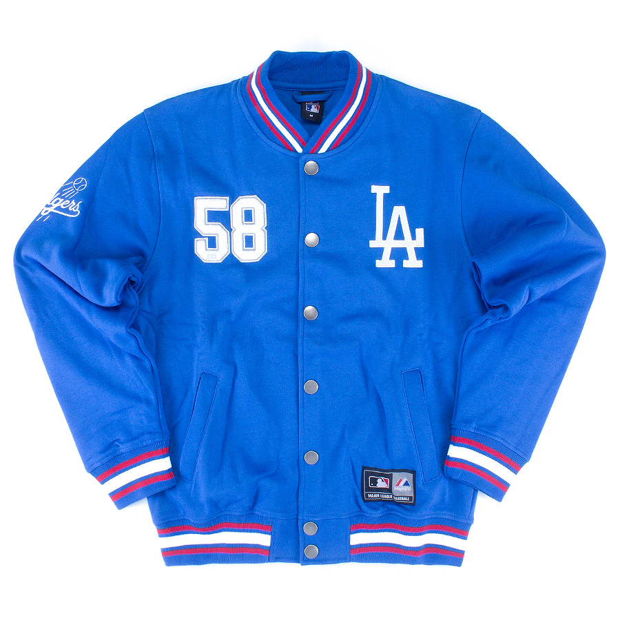 Royal Blue Los Angeles Dodgers Pro Standard Logo Mashup Wool Varsity Heavy Jacket M