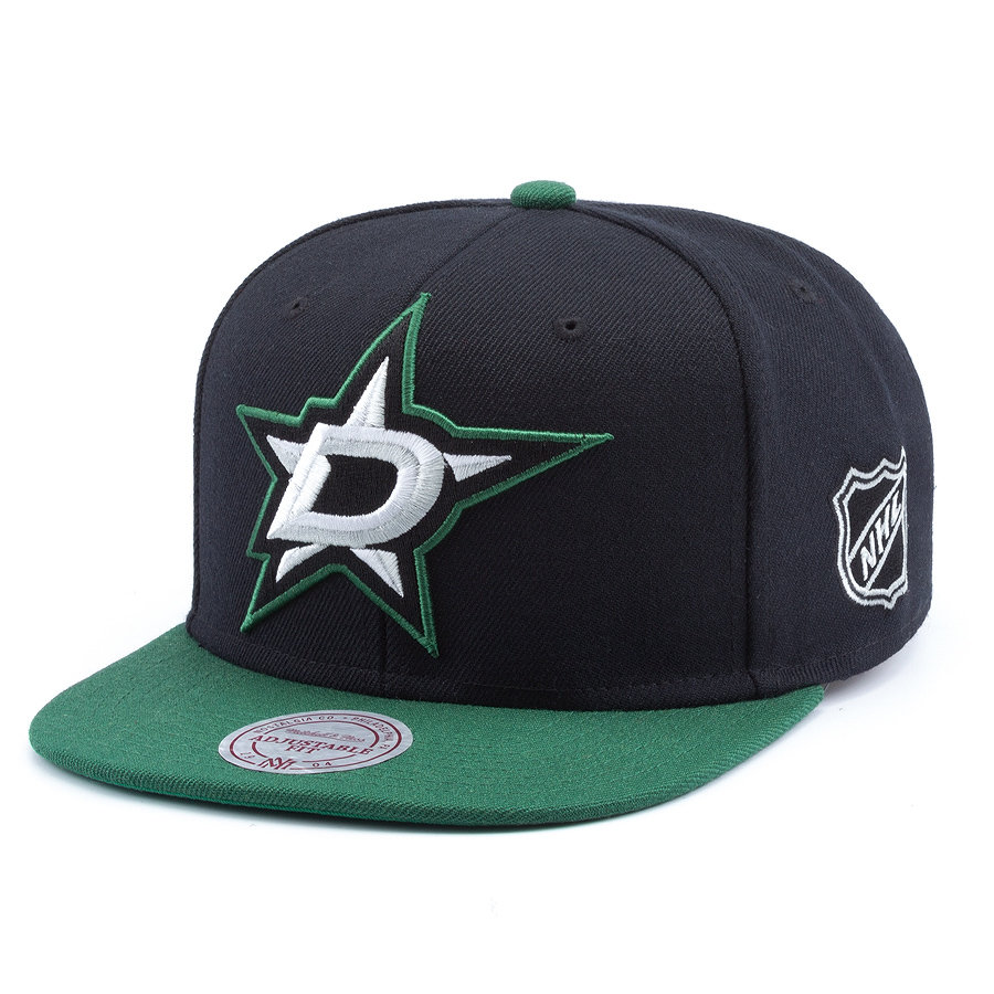 Бейсболка Mitchell & Ness - Dallas Stars XL Logo 2 Tone Snapback