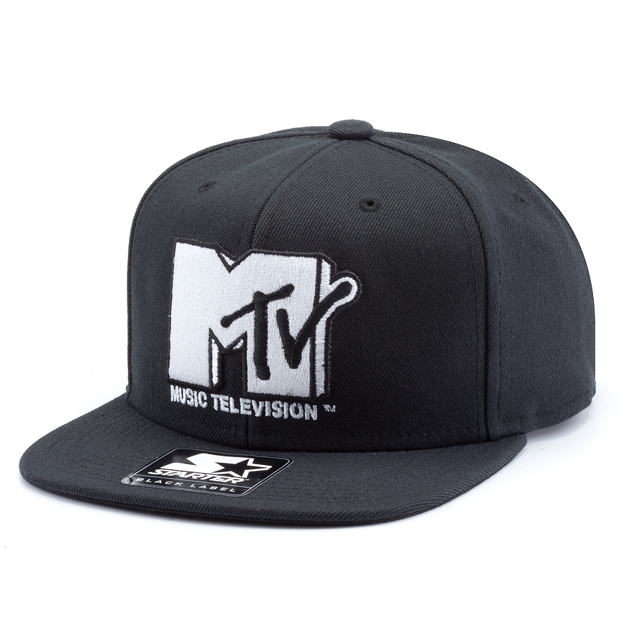 Бейсболка Starter Black Label - MTV Icon Logo Snapback (black)