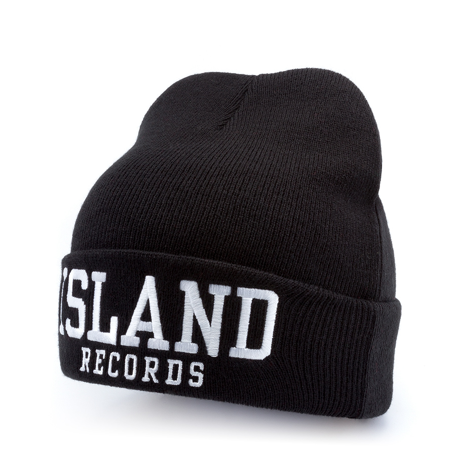 Шапка Starter Black Label - Island Records College Cuff Knit (black/white)