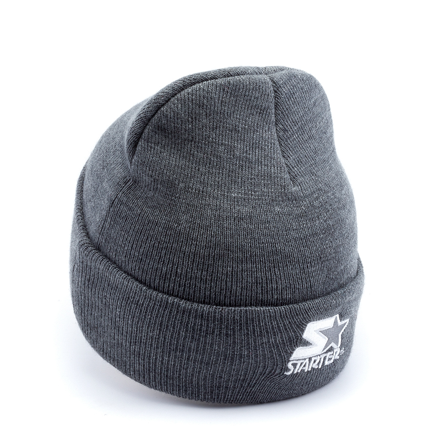 Шапка Starter Black Label - Island Records College Cuff Knit (charcoal/white)