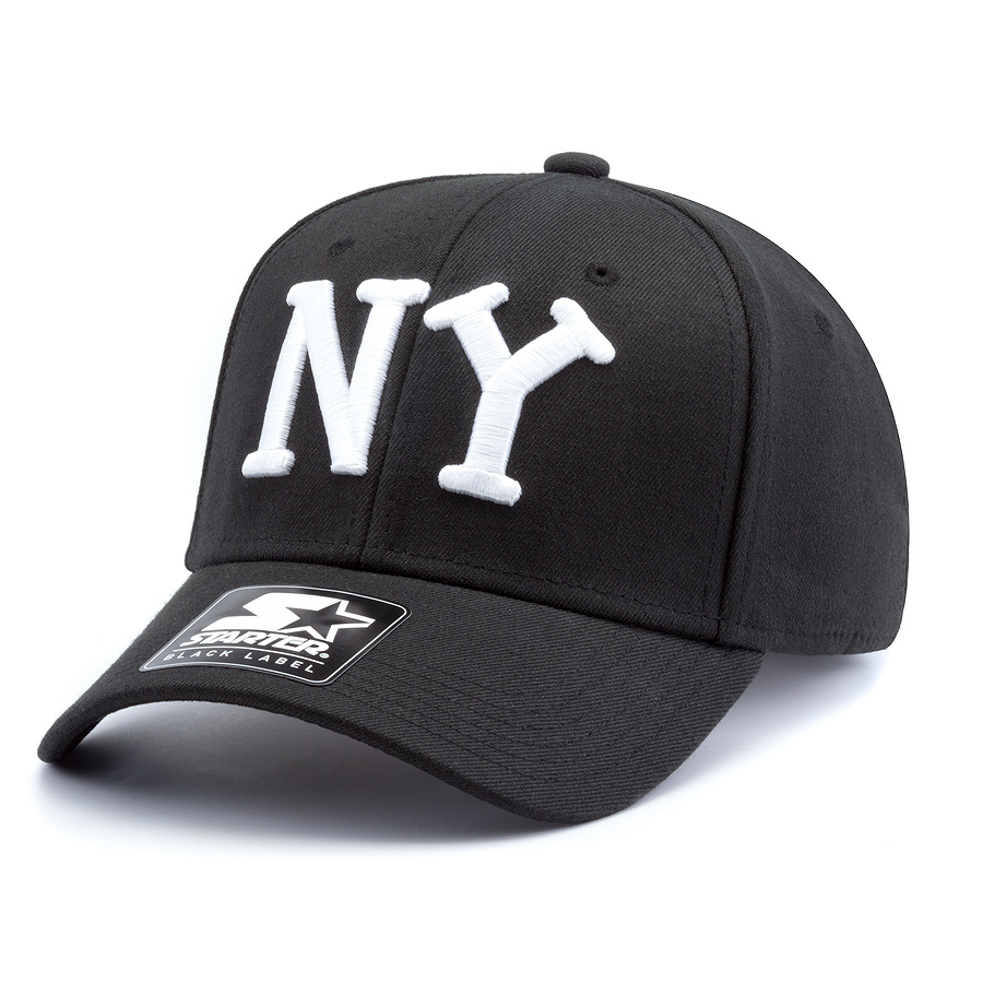 Бейсболка Starter Black Label - NLBM New York Black Yankees Stretch fit (black)