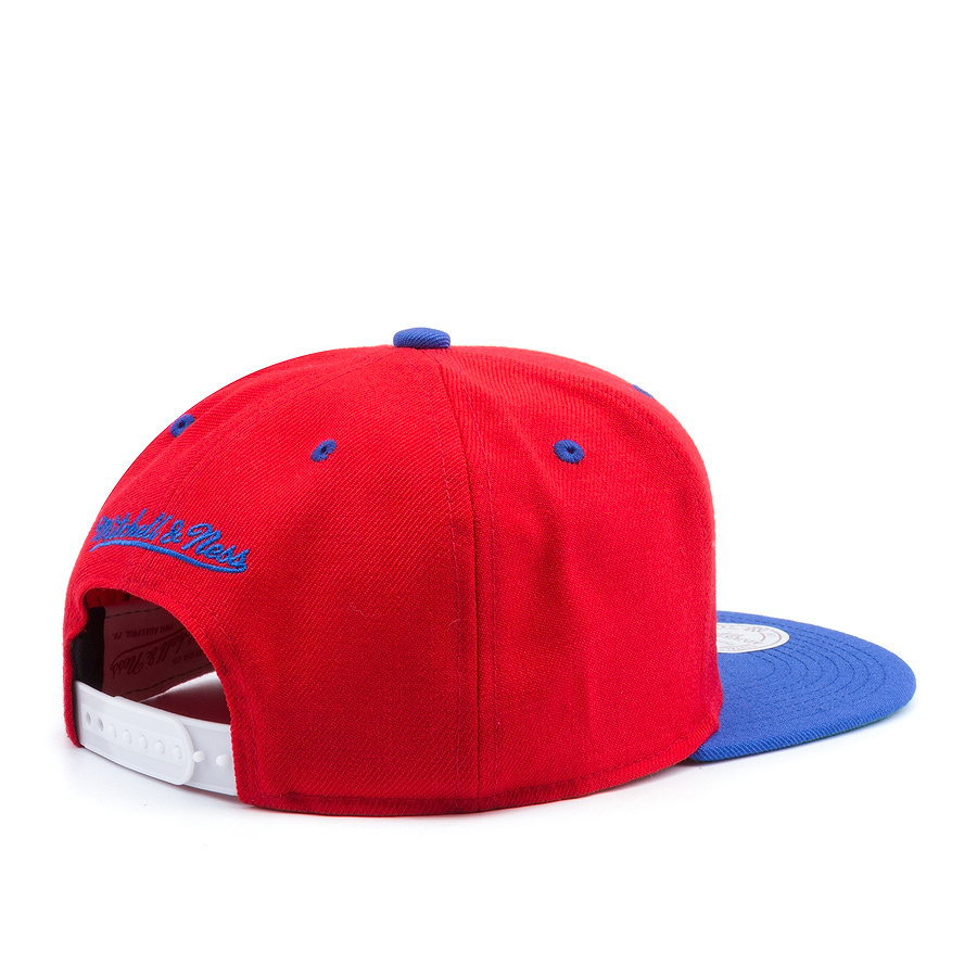 Бейсболка Mitchell & Ness - NBA Logoman 2 Tone Snapback (red/royal)