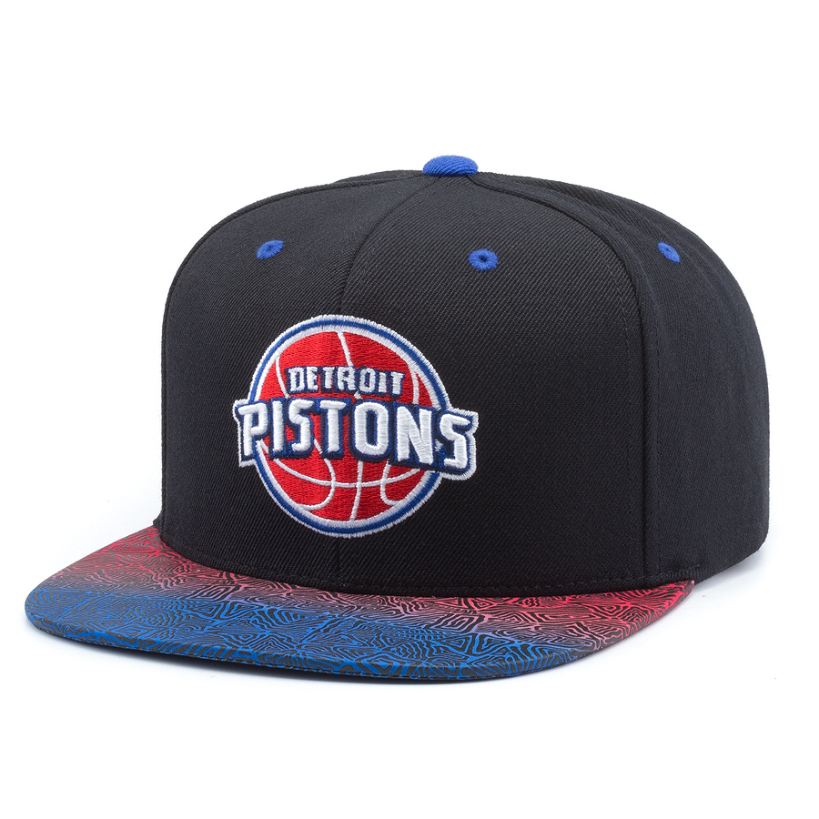 Бейсболка Mitchell & Ness - Detroit Pistons Court Vision Snapback