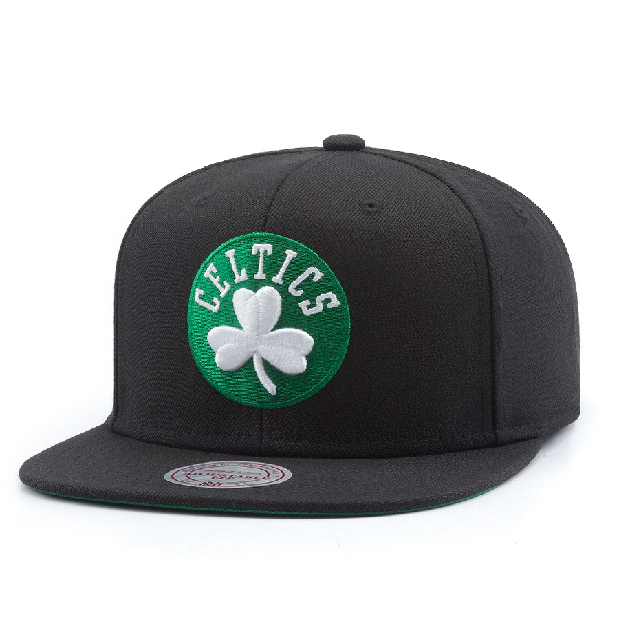 Бейсболка Mitchell & Ness - Boston Celtics Wool Soild Snapback