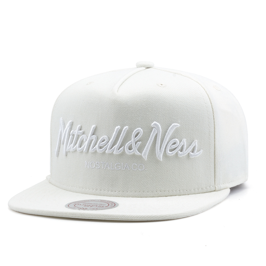 Бейсболка Mitchell & Ness - Pinscript Snapback (off white)