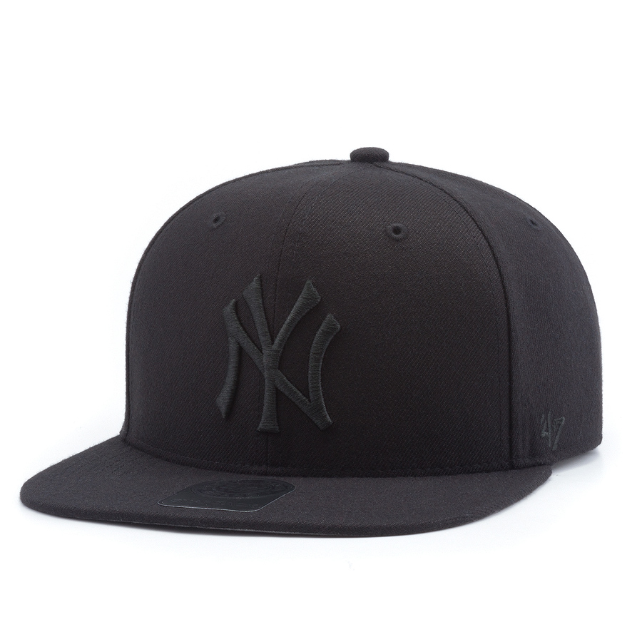 Бейсболка '47 Brand - New York Yankees No Shot Tonal Snapback (black)
