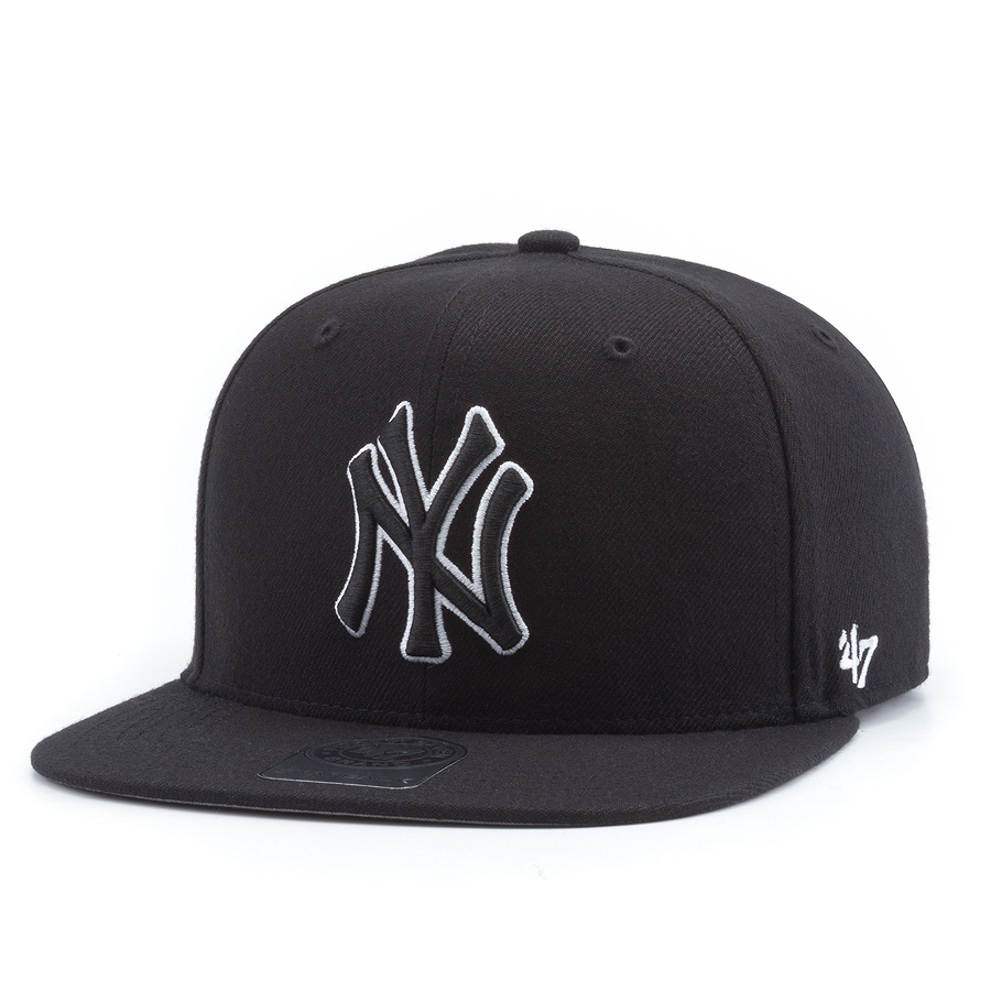 Бейсболка '47 Brand - New York Yankees No Shot Snapback (black)