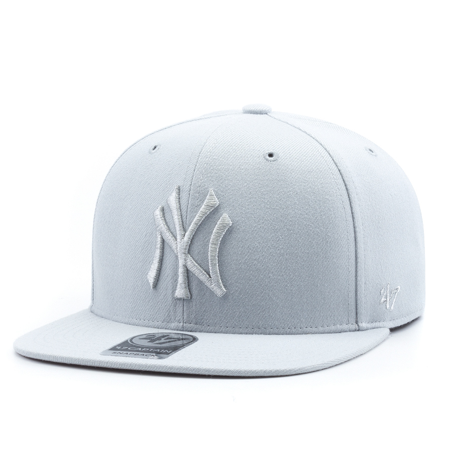 Бейсболка '47 Brand - New York Yankees No Shot Metallic Snapback (steel grey)