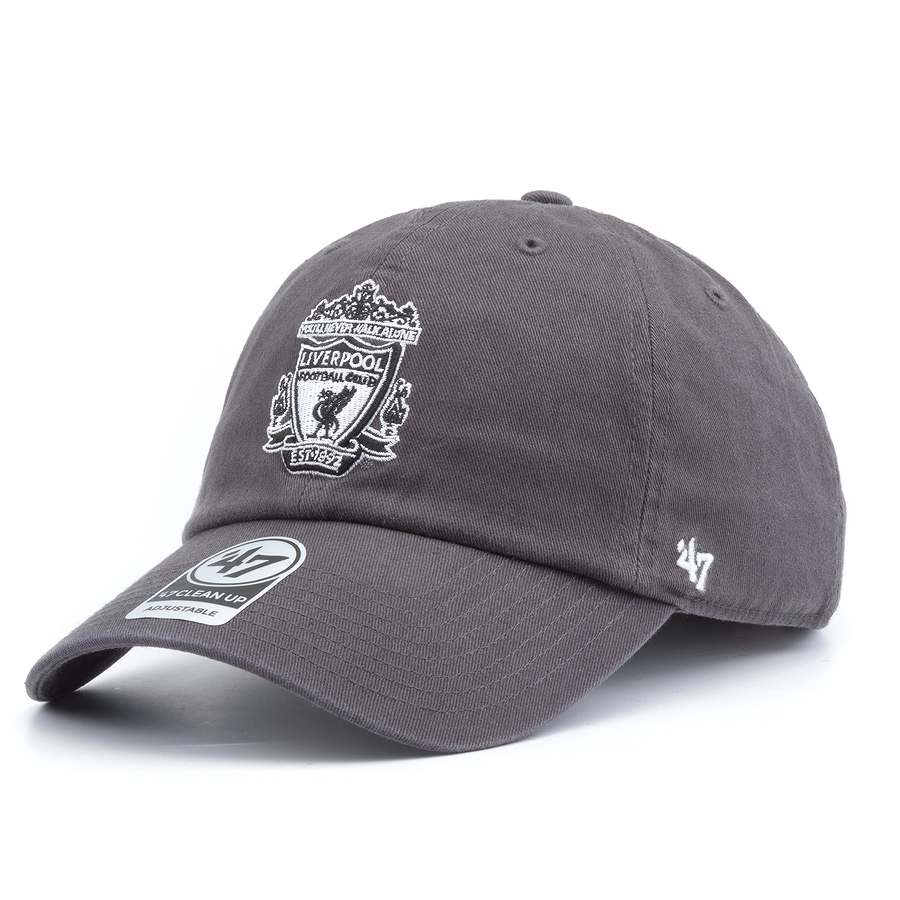 Бейсболка '47 Brand - Liverpool FC Crest Clean Up (charcoal)