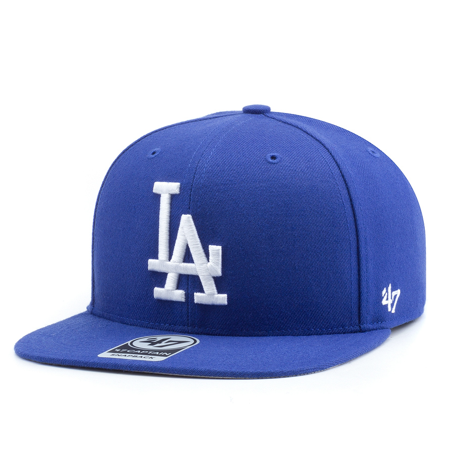 Бейсболка '47 Brand - Los Angeles Dodgers No Shot Snapback (royal/white)