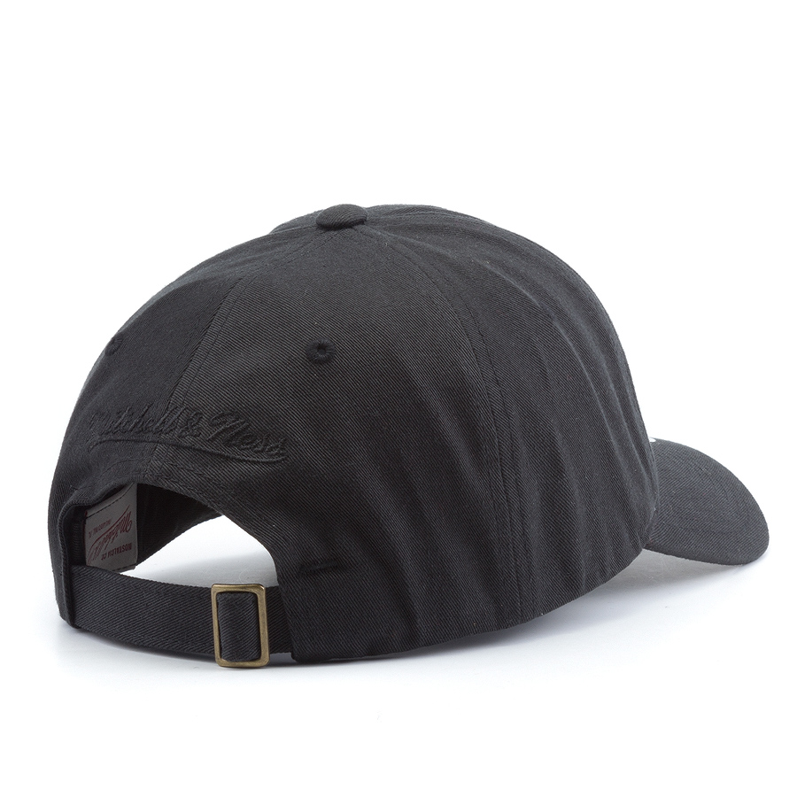 Бейсболка Mitchell & Ness - M&N Washed Cotton Dad Hat (black)