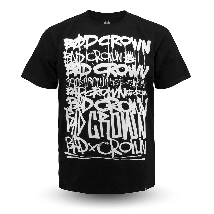 Футболка Bad Crown - Dirty Tags (black/white)