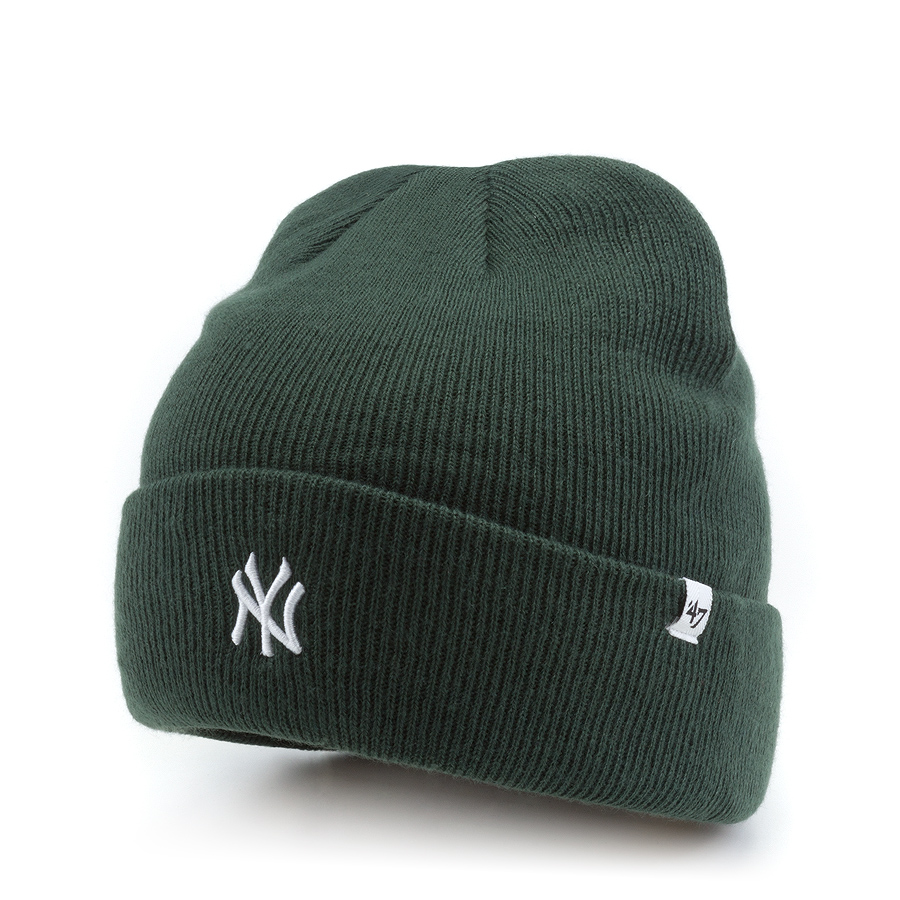 Шапка '47 Brand - New York Yankees Centerfield Cuff Knit (dark green)