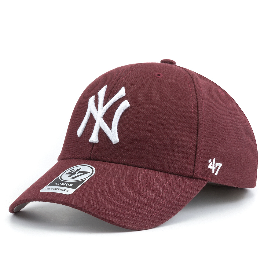 Бейсболка '47 Brand - New York Yankees '47 MVP Adjustable (dark maroon)