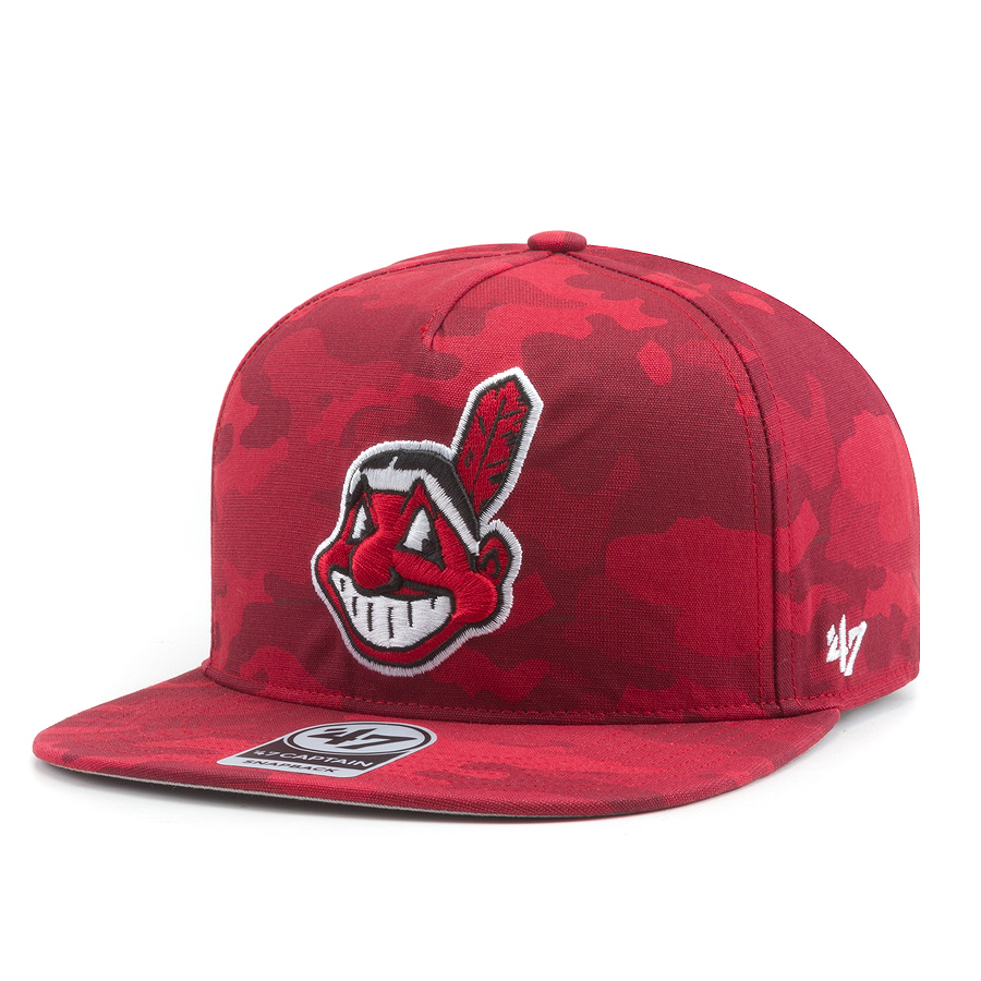 Бейсболка '47 Brand - Cleveland Indians Tonal Camo Snapback