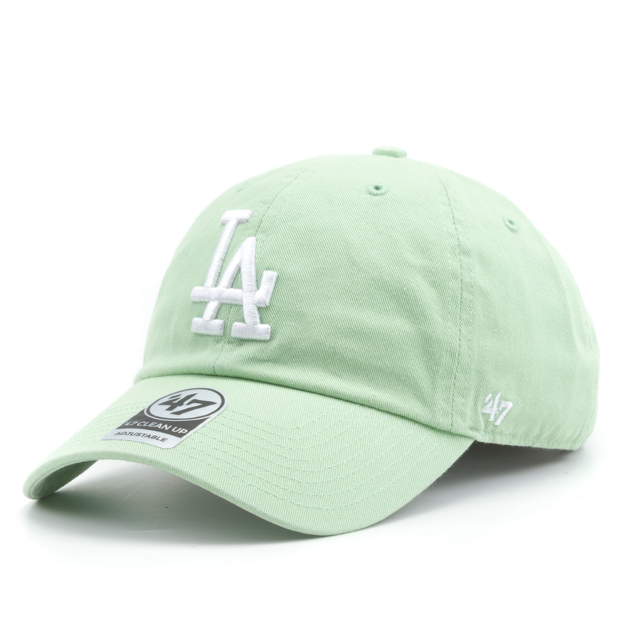 Бейсболка '47 Brand - Los Angeles Dodgers Clean Up Pastel Green (hemlock)