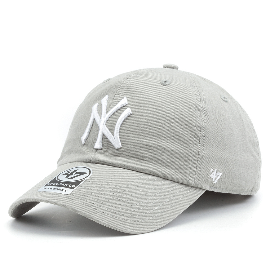 Бейсболка '47 Brand - New York Yankees Clean Up (grey)