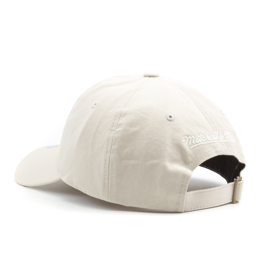 Бейсболка Mitchell & Ness - M&N Washed Cotton Dad Hat (oyster grey)