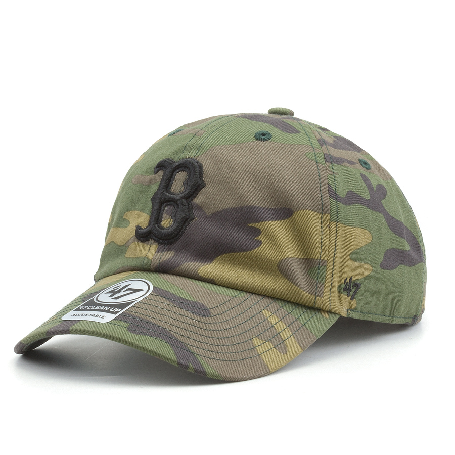 Бейсболка '47 Brand - Boston Red Sox Camo Unwashed '47 Clean Up