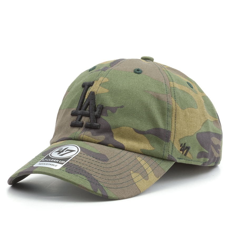Бейсболка '47 Brand - Los Angeles Dodgers Camo Unwashed '47 Clean Up