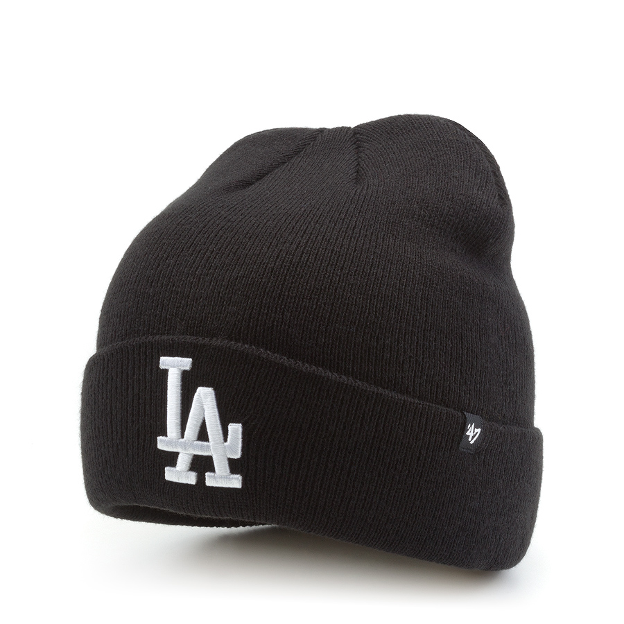 Шапка '47 Brand - Los Angeles Dodgers Raised Cuff (black)