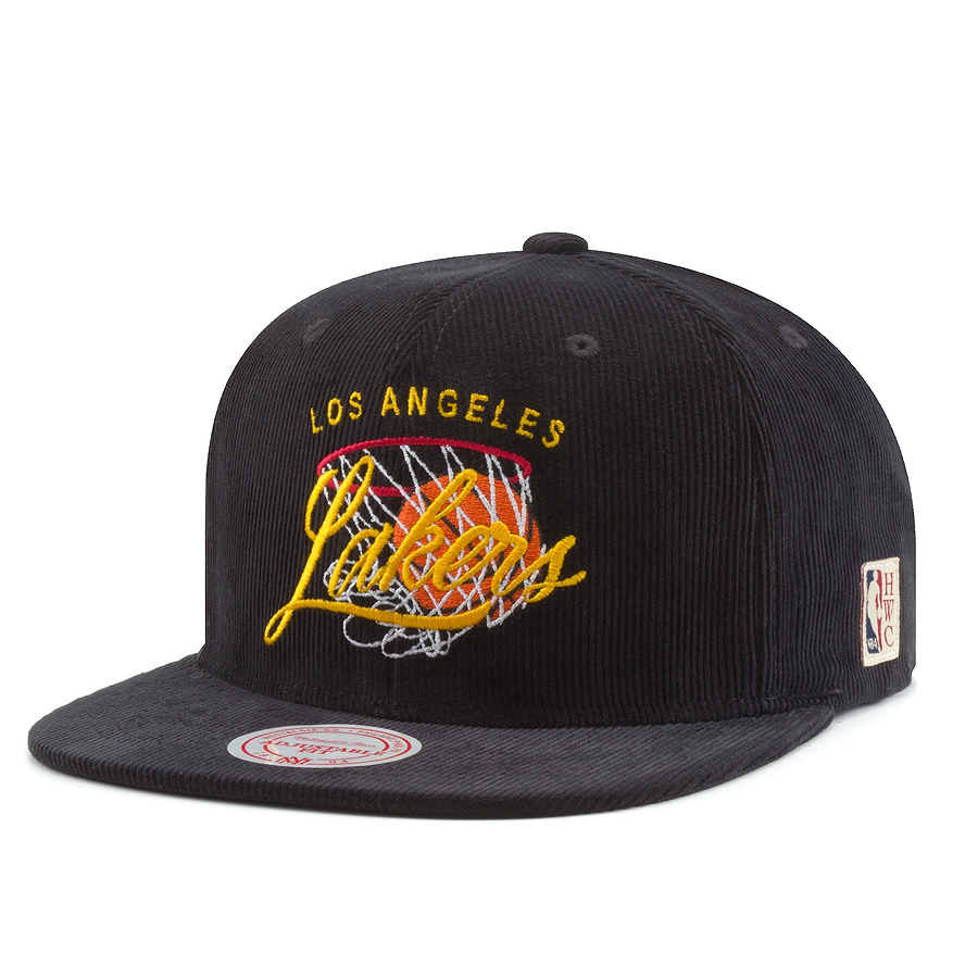 Бейсболка Mitchell & Ness - Los Angeles Lakers All Net Snapback