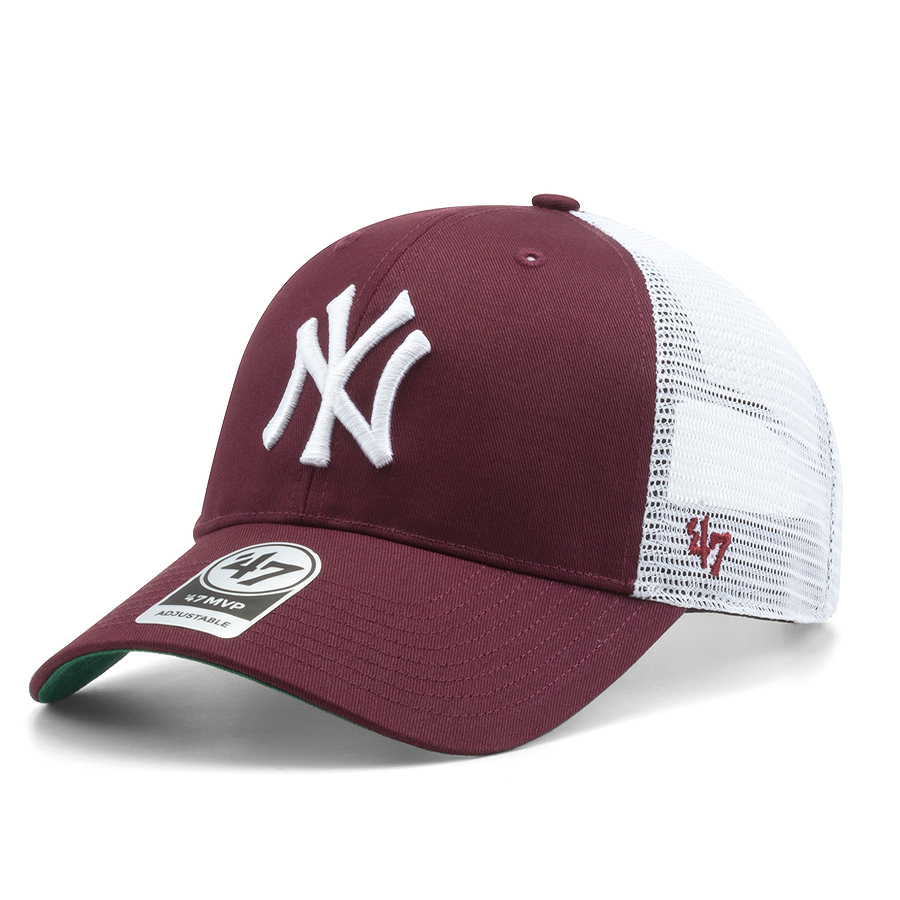 Бейсболка '47 Brand - New York Yankees Branson '47 MVP (dark maroon)