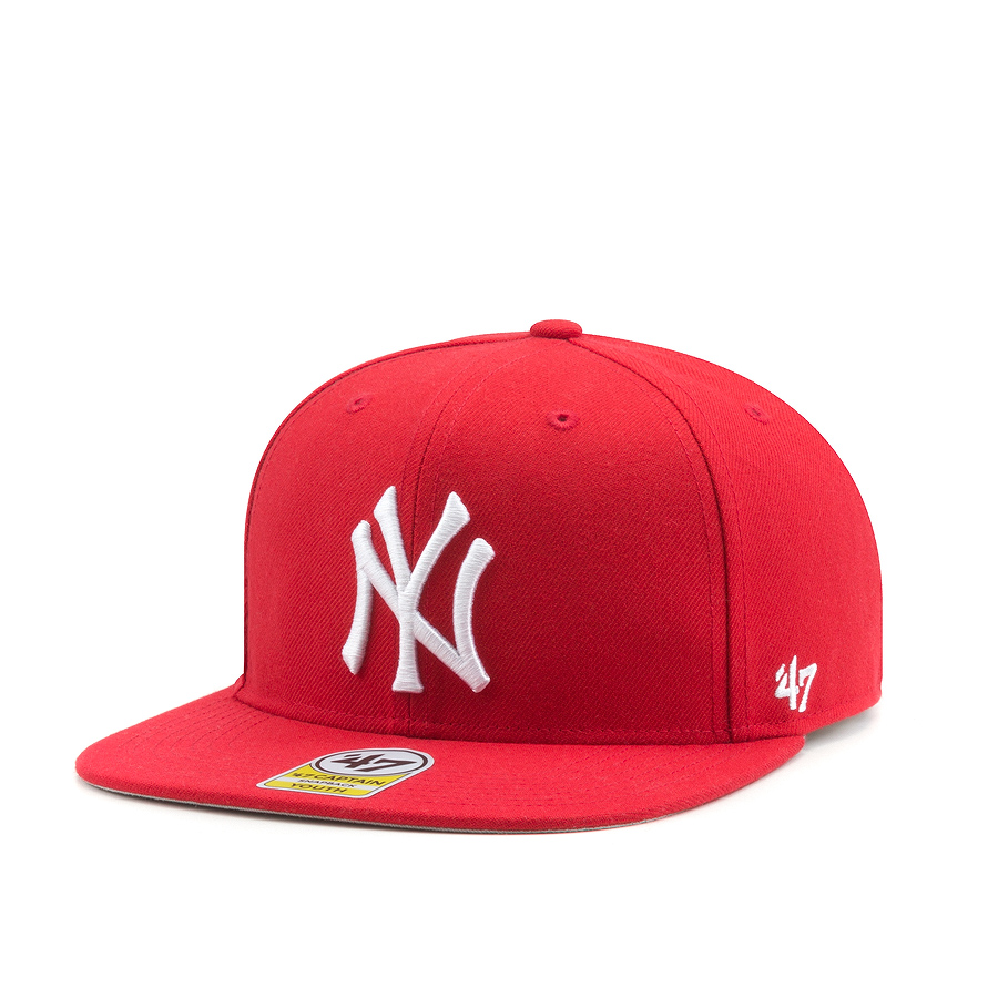 Бейсболка '47 Brand - New York Yankees Youth No Shot Snapback (red)