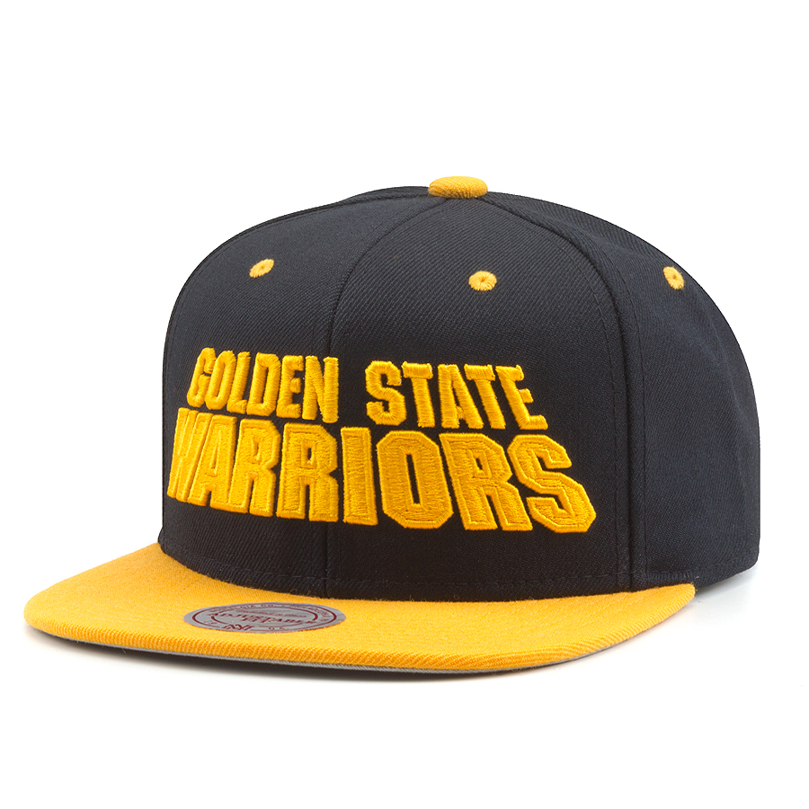Бейсболка Mitchell & Ness - Golden State Warriors Monolith 2 Tone Snapback