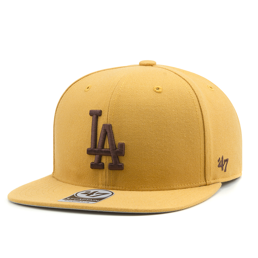 Бейсболка '47 Brand - Los Angeles Dodgers No Shot Snapback (wheat)