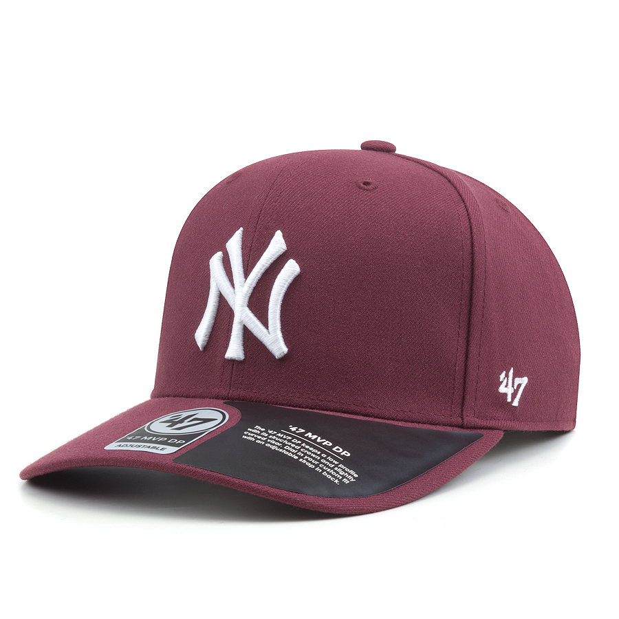 Бейсболка '47 Brand - New York Yankees Cold Zone '47 MVP DP (dark maroon)