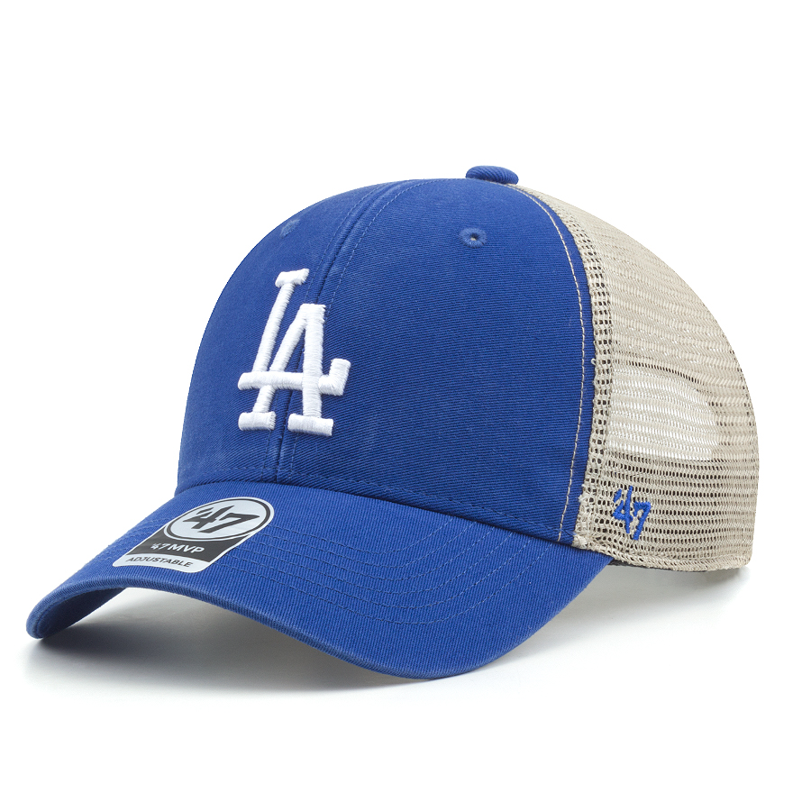 Бейсболка '47 Brand - Los Angeles Dodgers Flagship Wash '47 MVP (vintage navy)