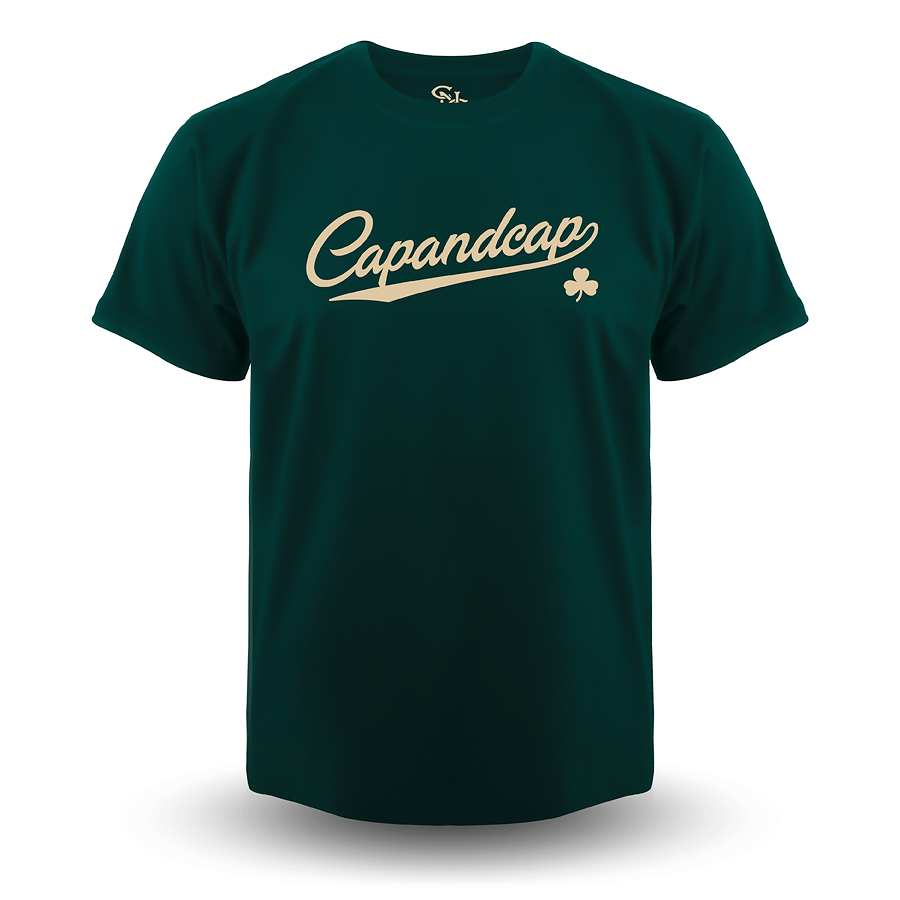 Футболка - Capandcap Lucky Script Logo (shamrock green)