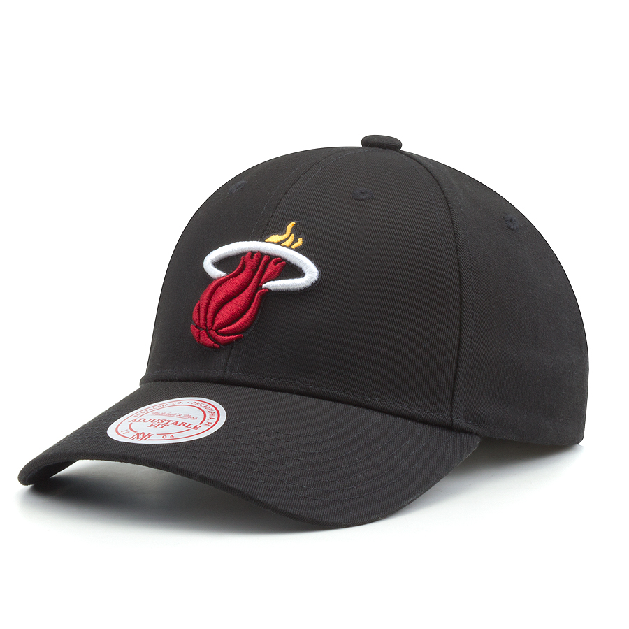 Бейсболка Mitchell & Ness - Miami Heat Team Logo Low Pro Snapback