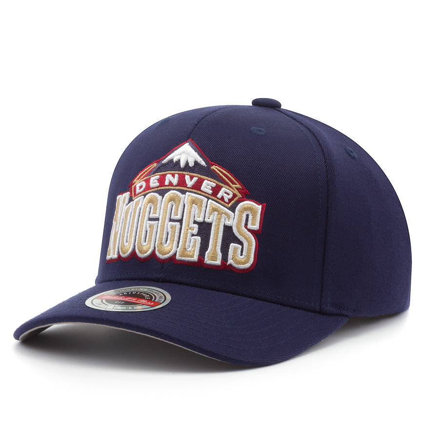 Mitchell & Ness NBA Denver Nuggets team ground redline cap in navy