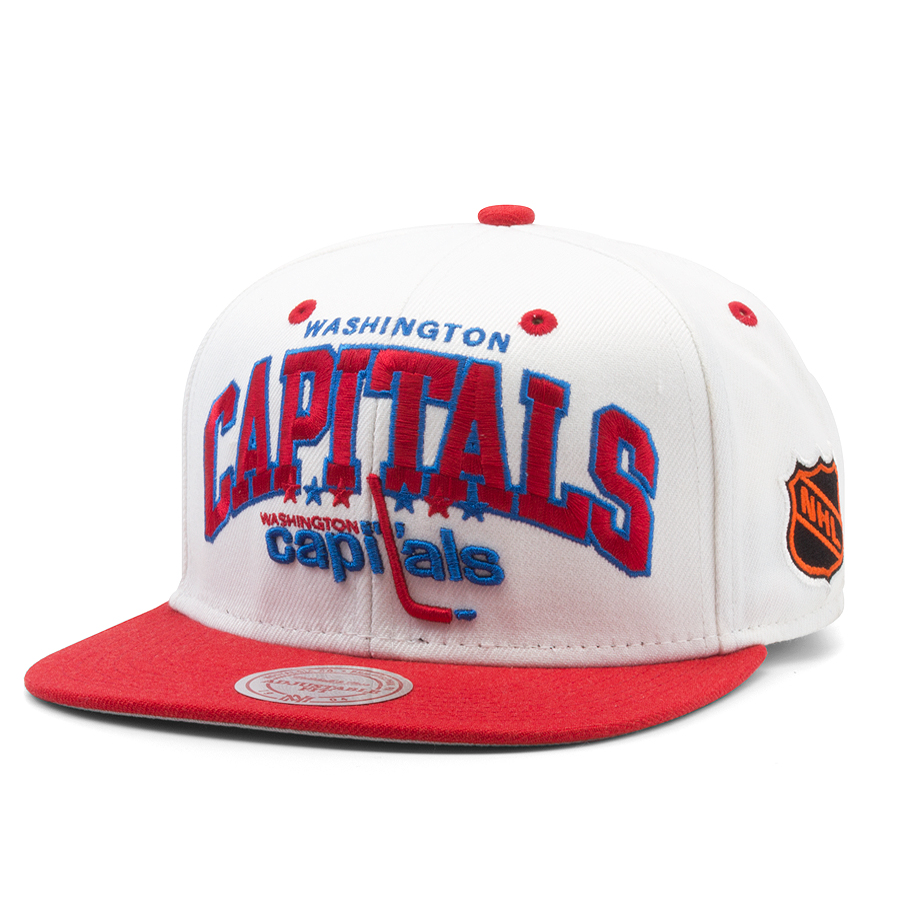 Бейсболка Mitchell & Ness - Washington Capitals Team Arch 2 Tone Snapback