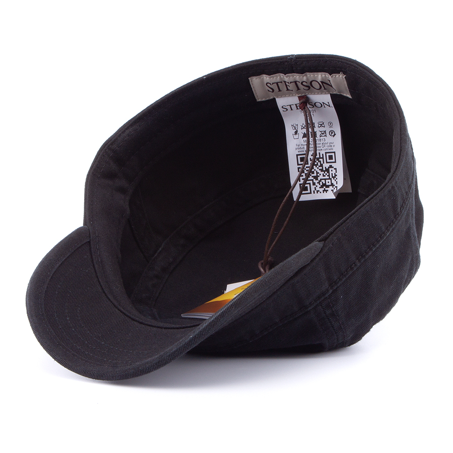 Бейсболка Stetson - Army Cap Cotton (black)